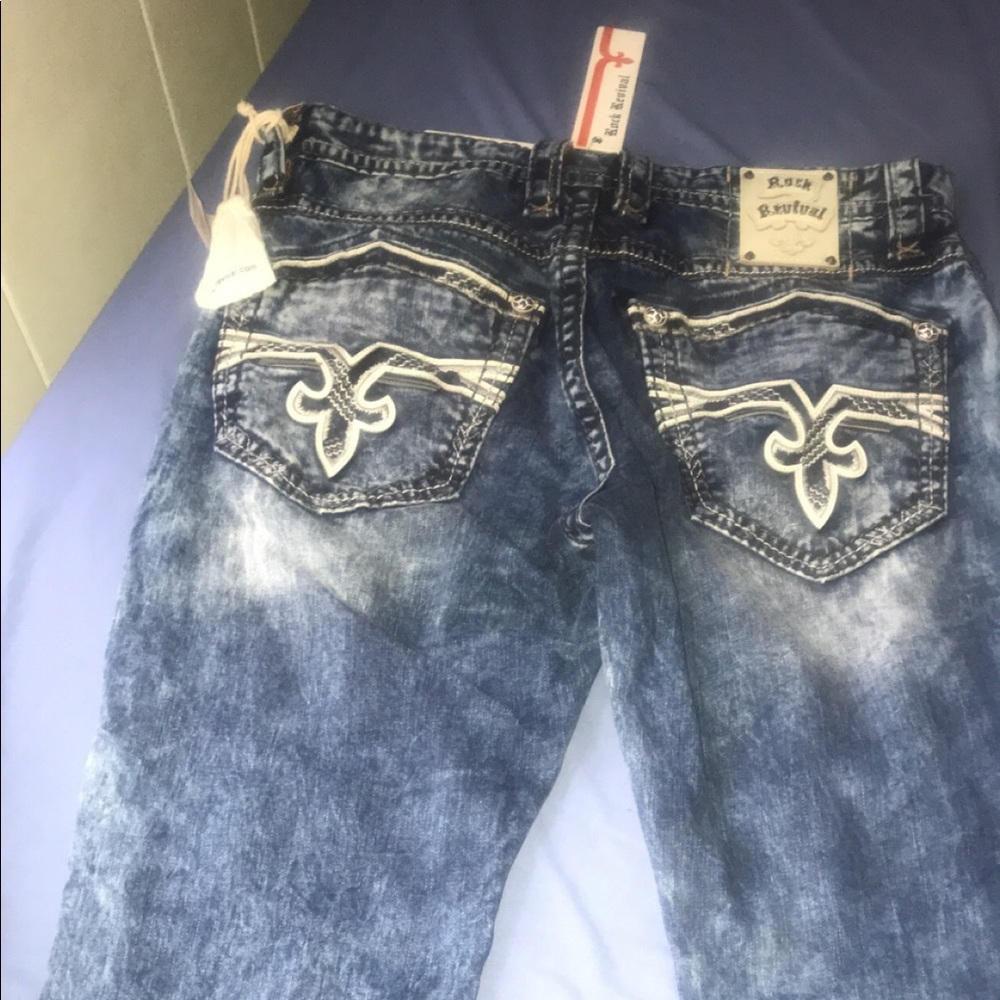 Men’s rock revival jeans
